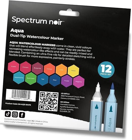 Flomastri Spectrum Noir Aqua set 12 Basic Primary