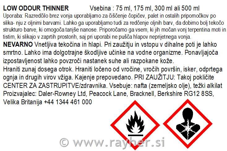 LOW ODOUR THINNER 500ML