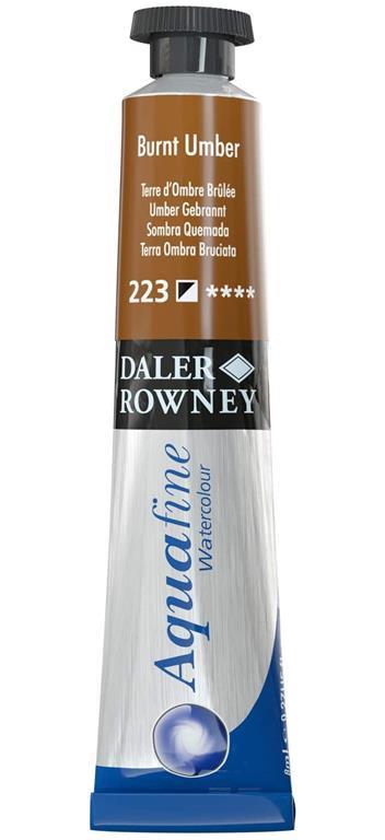 Akvarelna barva Aquafine 8ml, žgana umbra