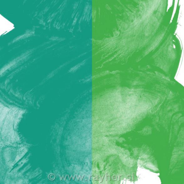 Akvarelna barva Aquafine set 2 viridian hue/leaf green