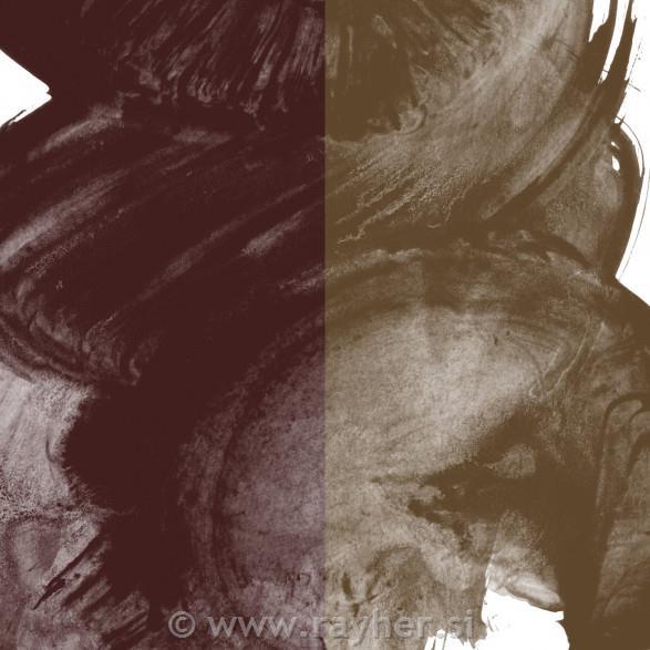 Akvarelna barva Aquafine set 2 Vandyke brown/raw umber