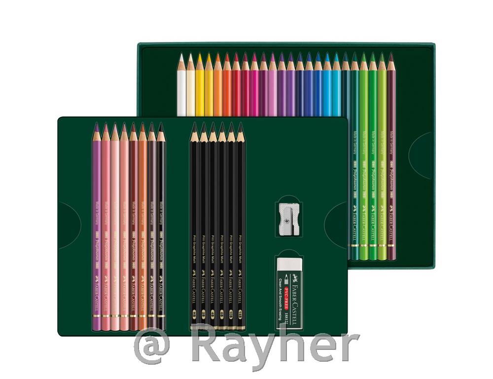 Barvice Polychromos + svinčniki Graphite Matt set 40