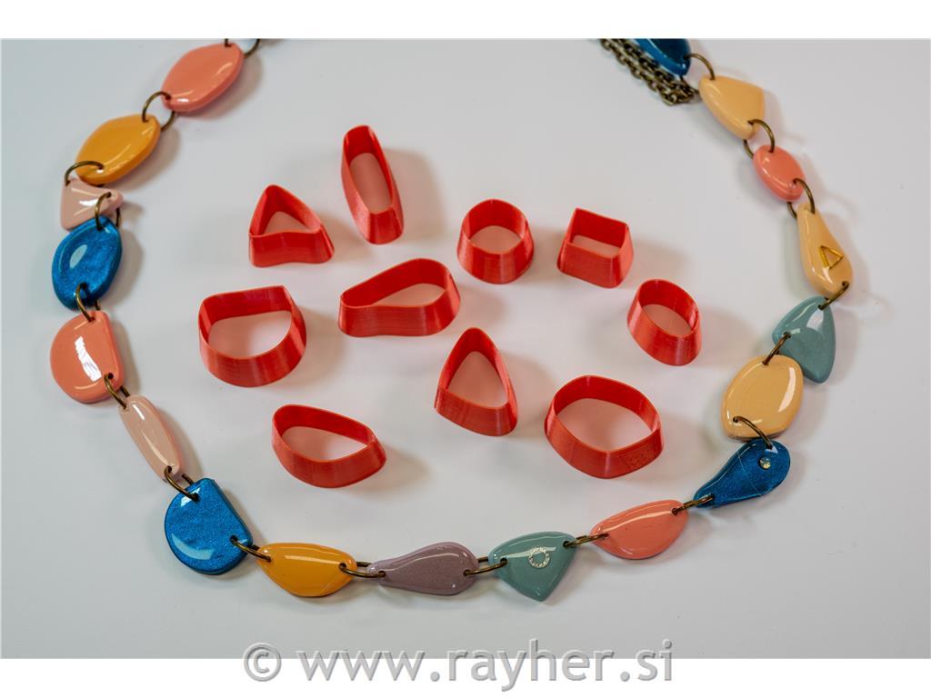 Izsekovalci organske oblike set 10