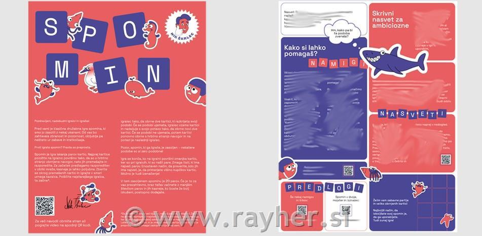 Družabna igra Spomin - Nik Škrlec