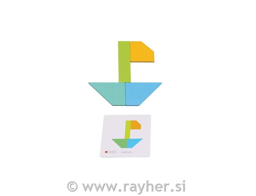 Lesena igrača Tangram