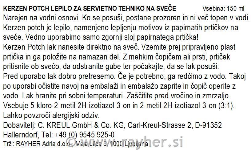 HOBBY LINE Candle Potch 150 ml Glue