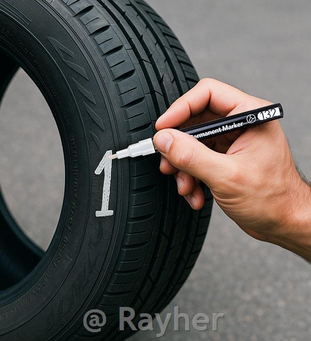 Marker permanent Monami, bel