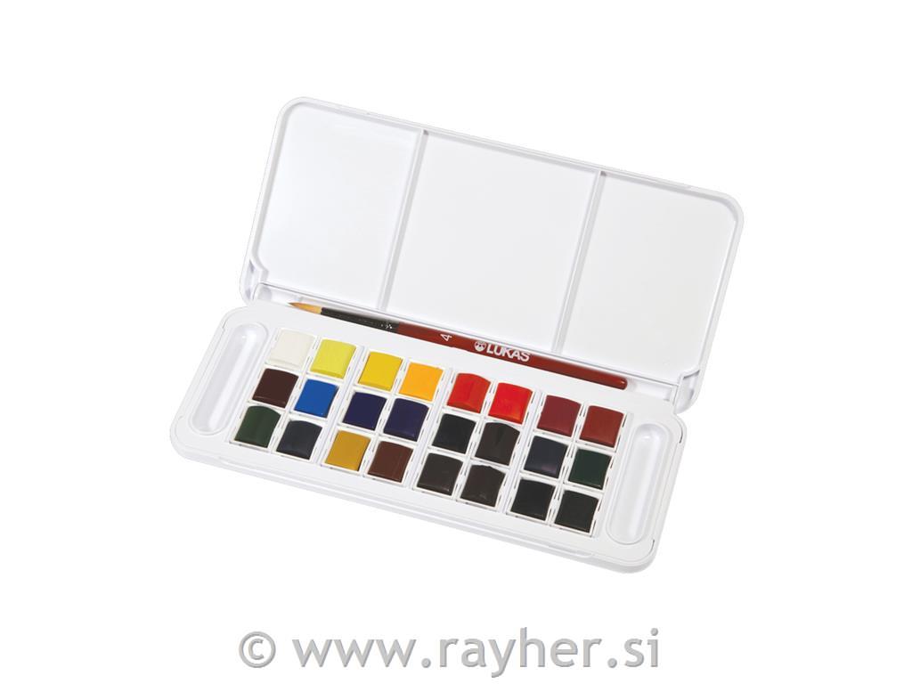 LUKAS AQUARELL STUDIO TRAVEL BOX 24X1/2