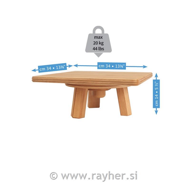 Namizno stojalo za oblikovanje gline