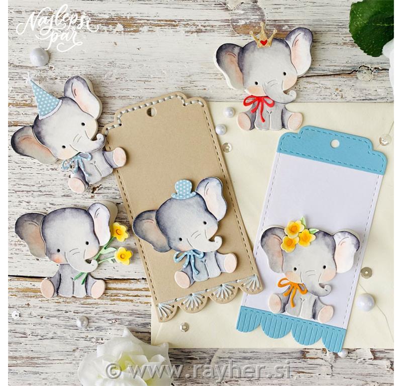 Rezalna šablona Slonček