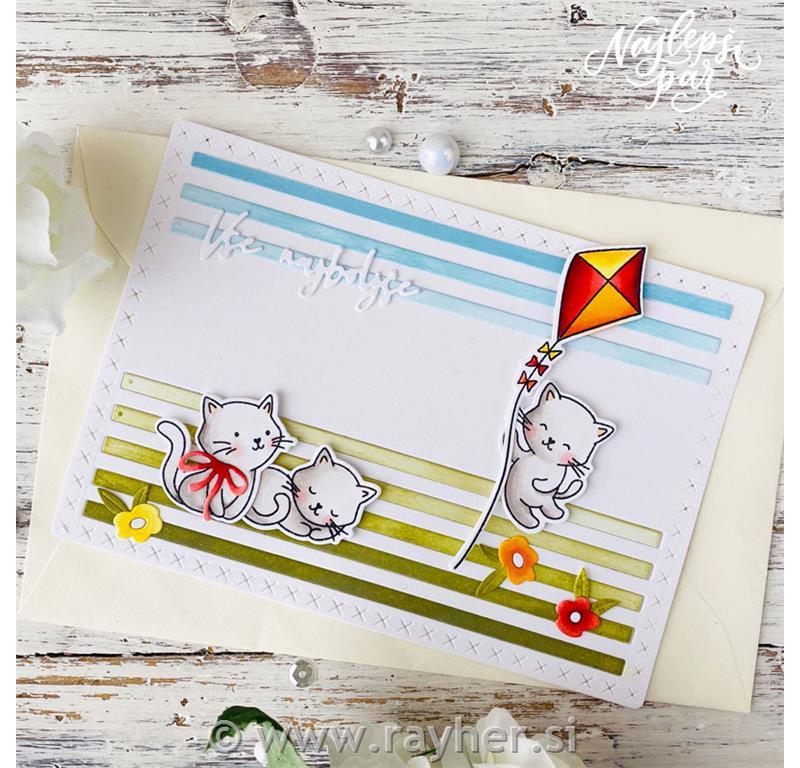 Rezalna šablona Elegantni trakovi