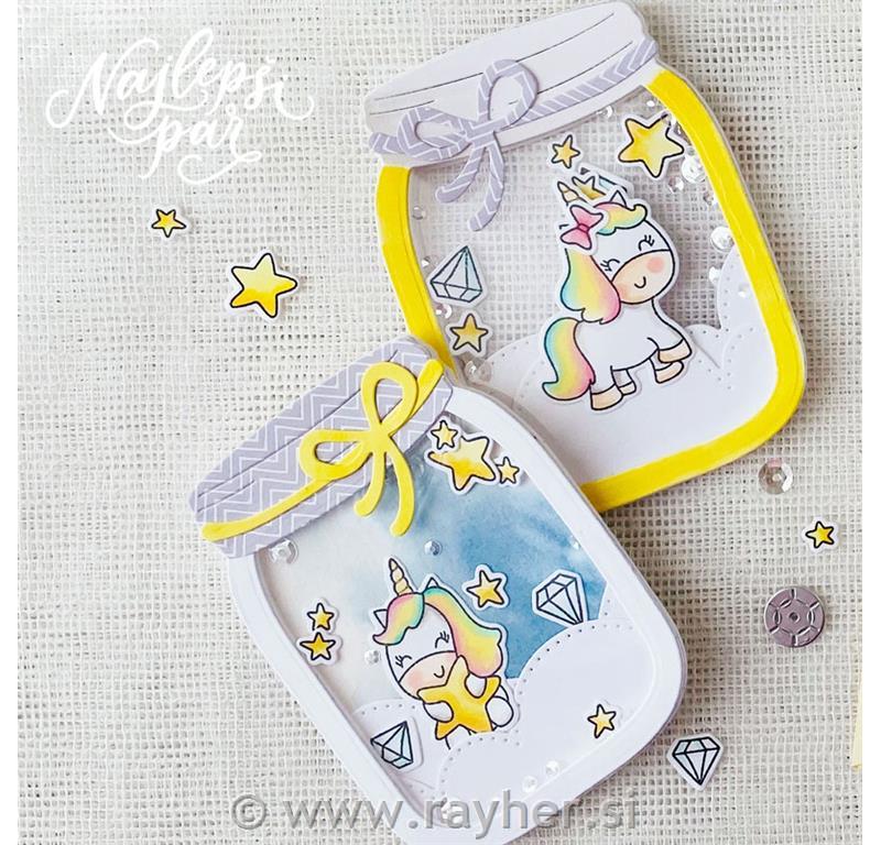 Rezalna šablona Bordura oblaki