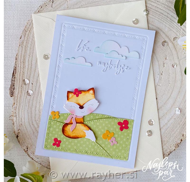 Rezalne šablone Lisička Zvitorepka