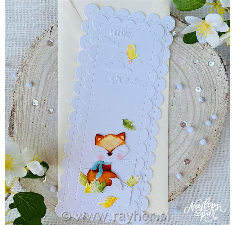 Rezalne šablone Lisička Zvitorepka