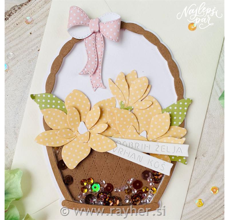 Cutting die Good Wishes (Slovene)