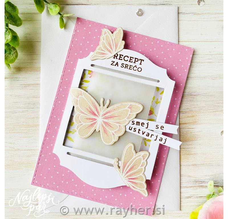 Cutting die Happy Birthday Slovene