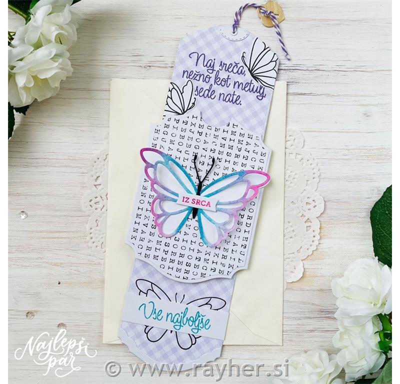 Cutting die Happy Birthday Slovene