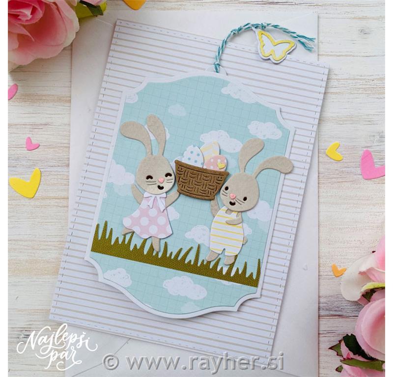 Rezalne šablone Zajčki