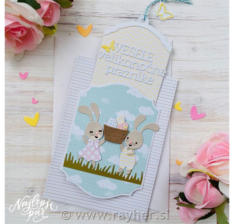 Rezalne šablone Zajčki