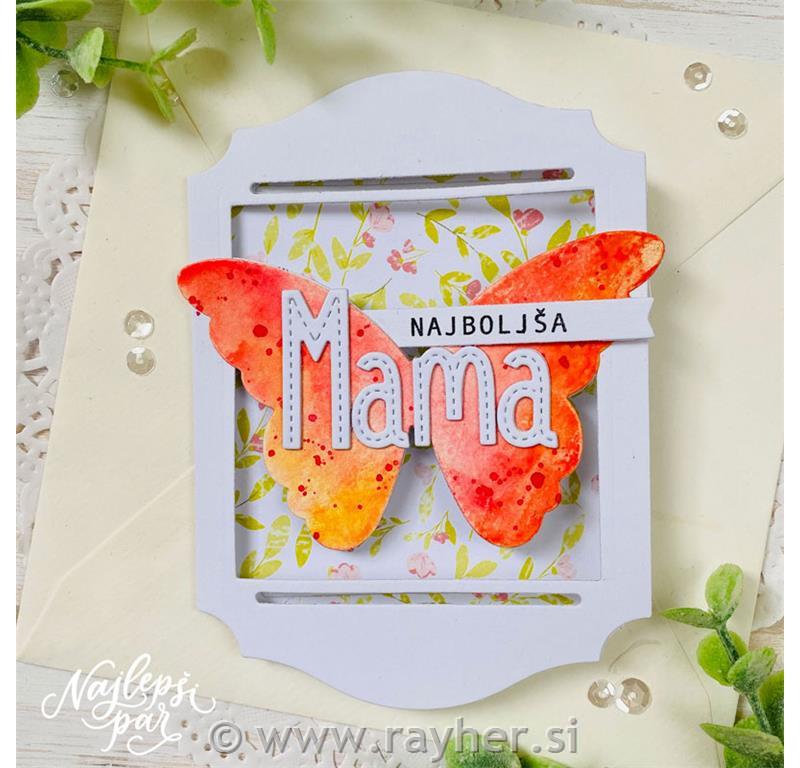 Cutting die Happy Birthday Slovene