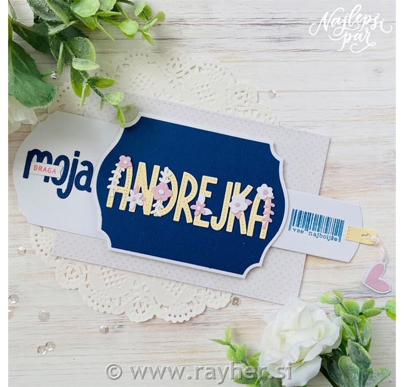 Cutting die Happy Birthday Slovene