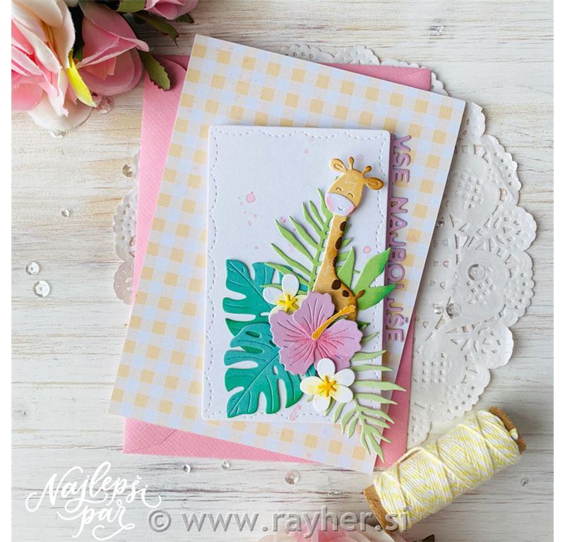 Rezalne šablone Tropsko listje