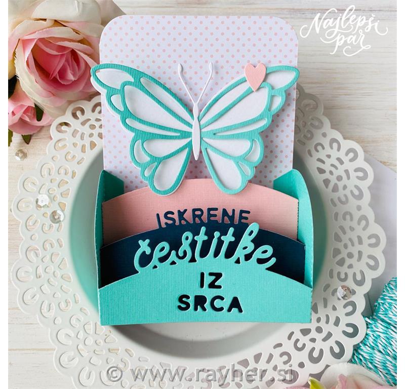 Cutting die Happy Birthday Slovene