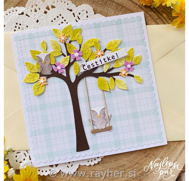 Rezalne šablone Veliko drevo