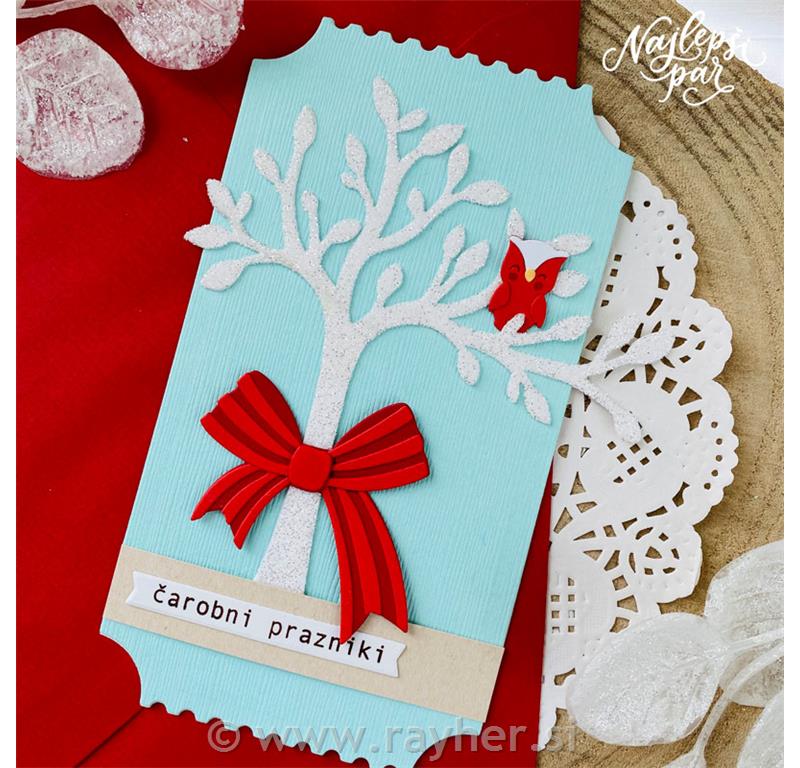 Rezalne šablone Pentlja s črtami