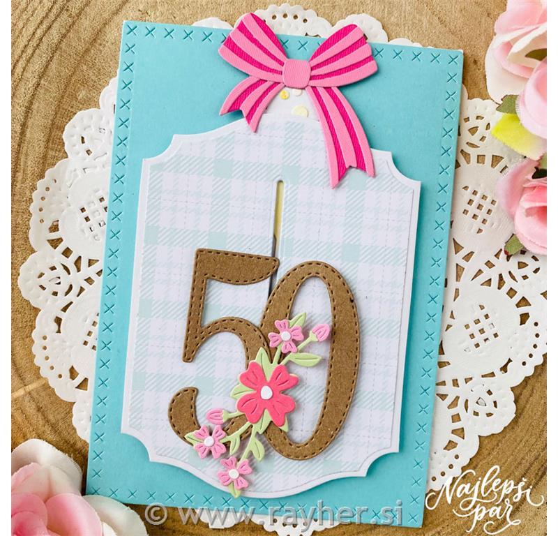 Cutting die Happy Birthday Slovene