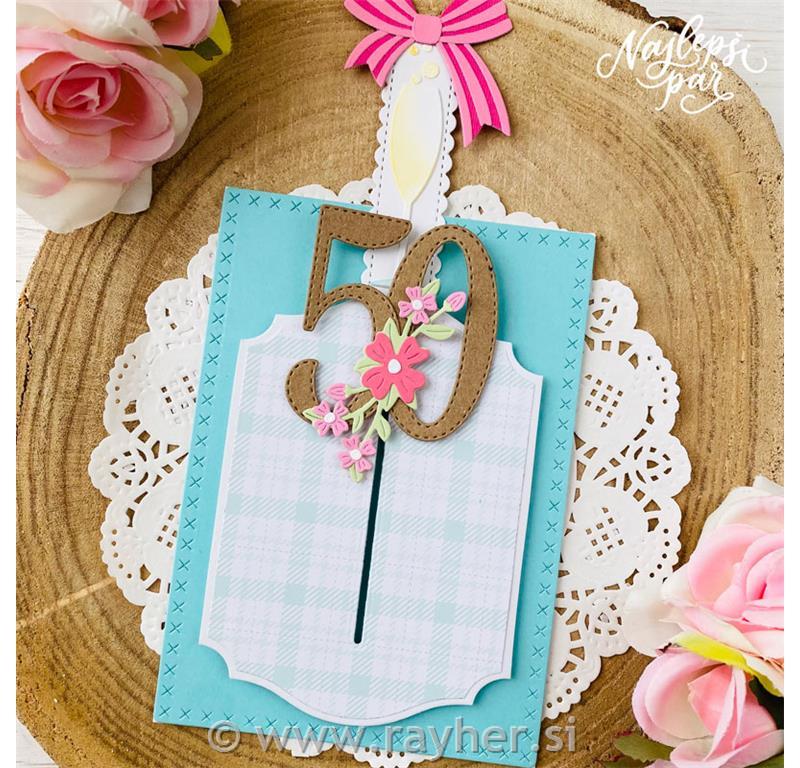 Cutting die Happy Birthday Slovene