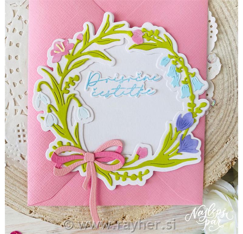 Rezalne šablone Pomladni venček