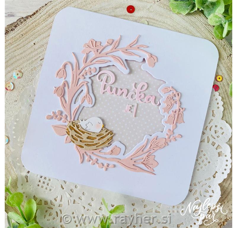 Cutting die Happy Birthday Slovene