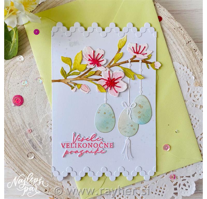 Cutting die Happy Birthday Slovene