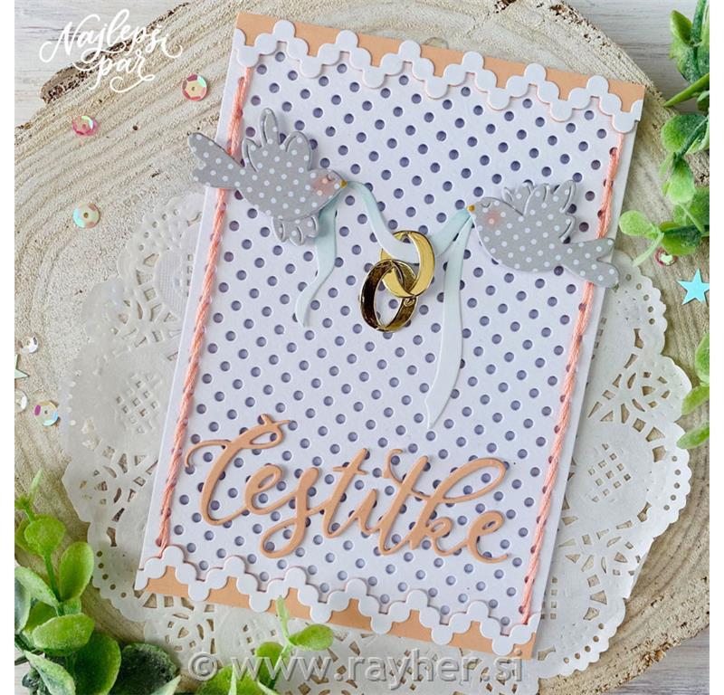 Cutting die Happy Birthday Slovene