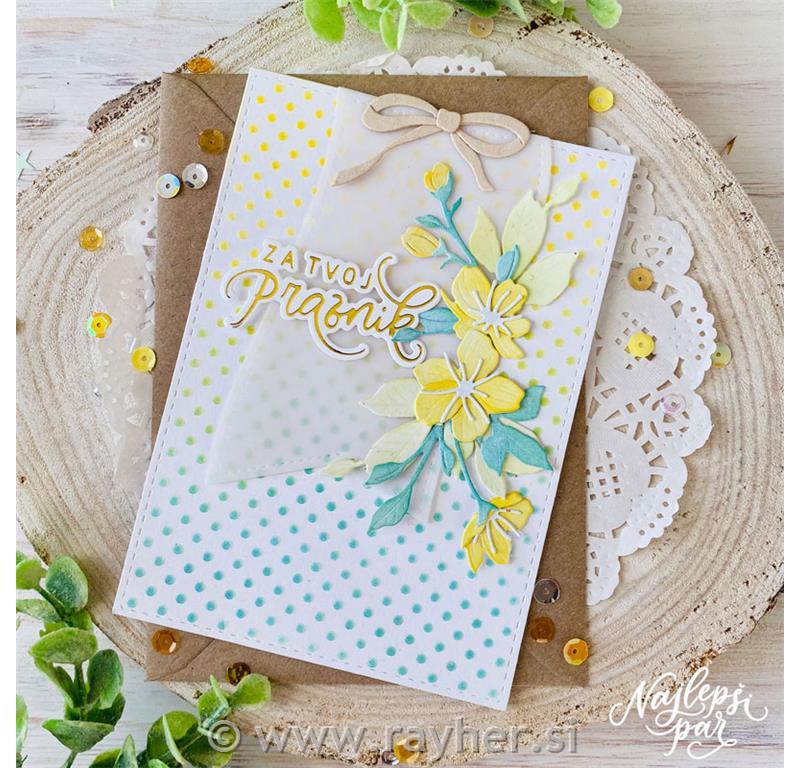 Cutting die Happy Birthday Slovene