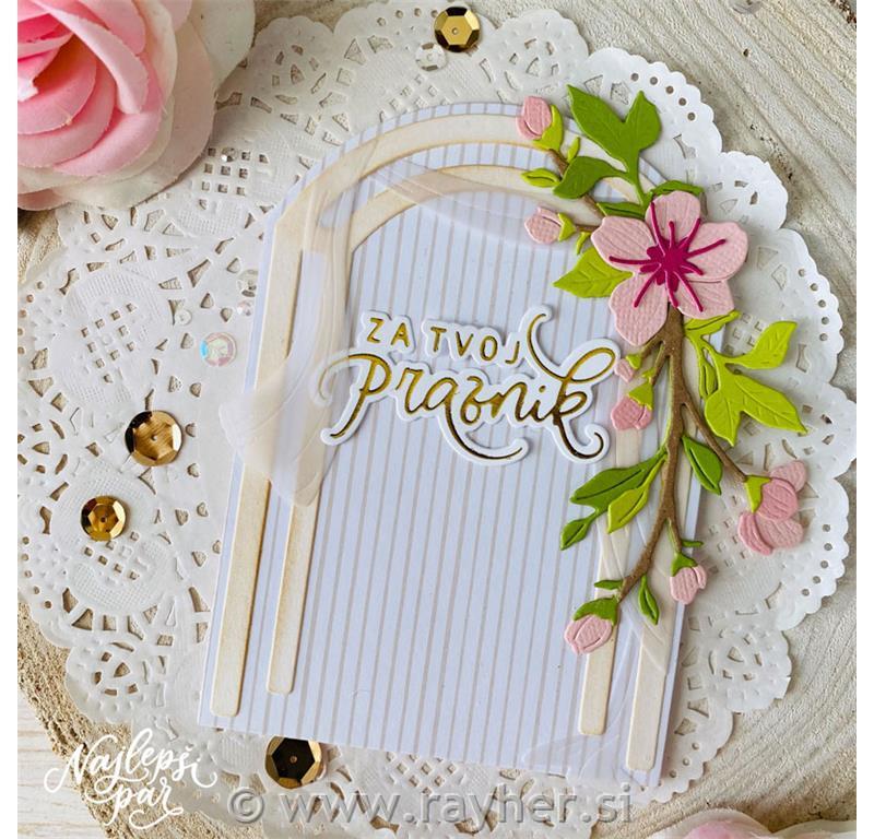 Komplet folija in rezalna šablona Tvoj praznik