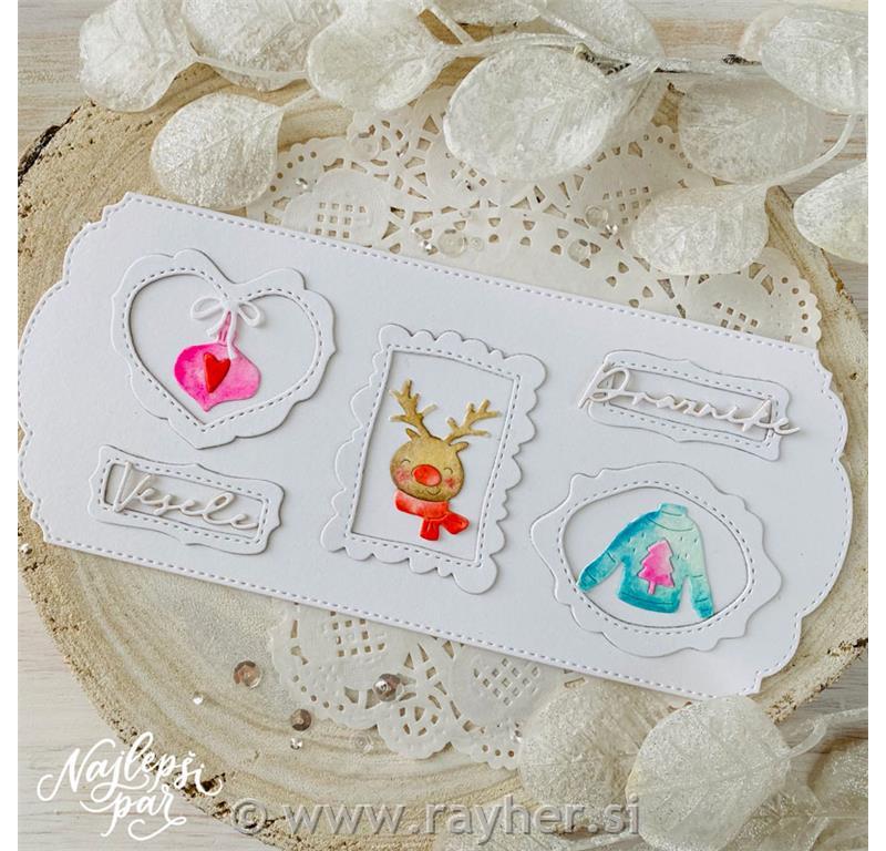 Cutting die Happy Birthday Slovene