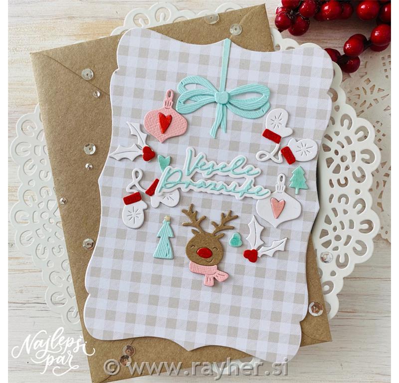 Cutting die Happy Birthday Slovene