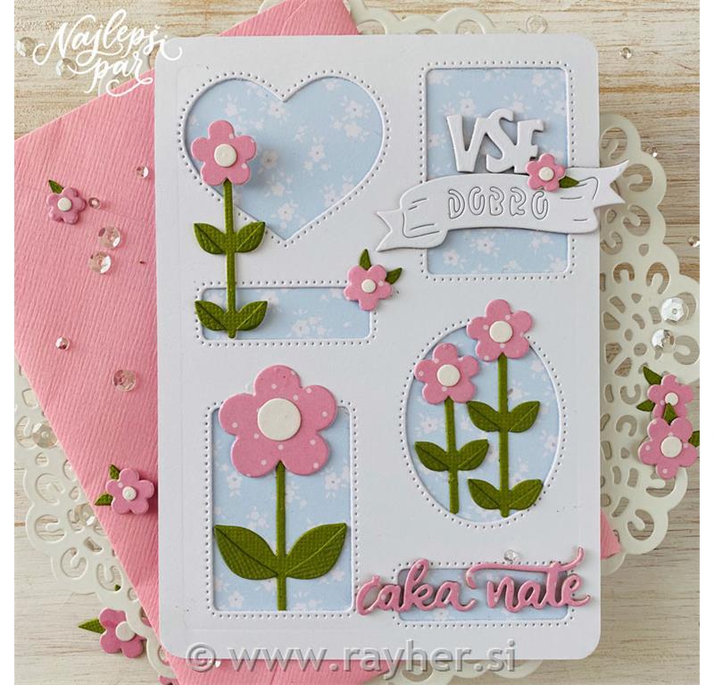 Cutting die Happy Birthday Slovene