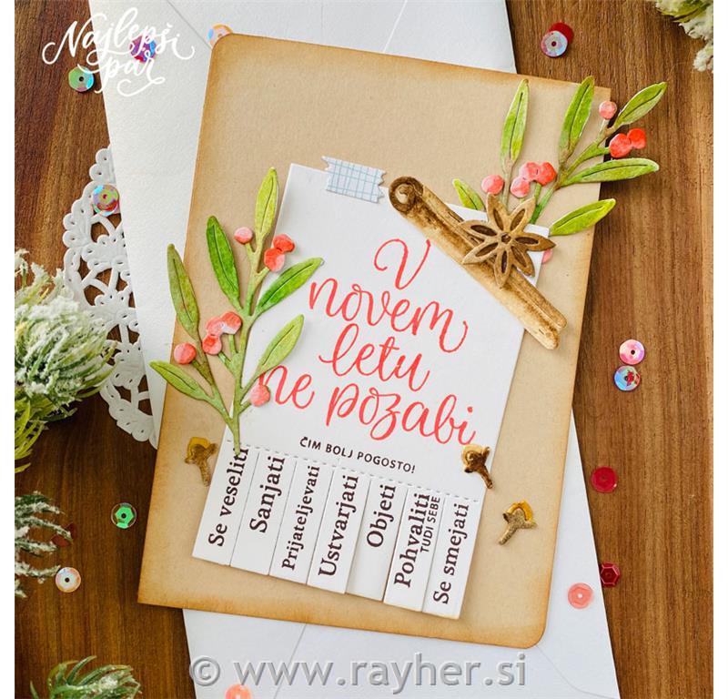 Cutting die Happy Birthday Slovene