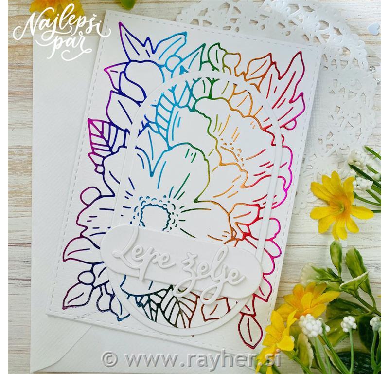 Folija Cvetoče ozadje