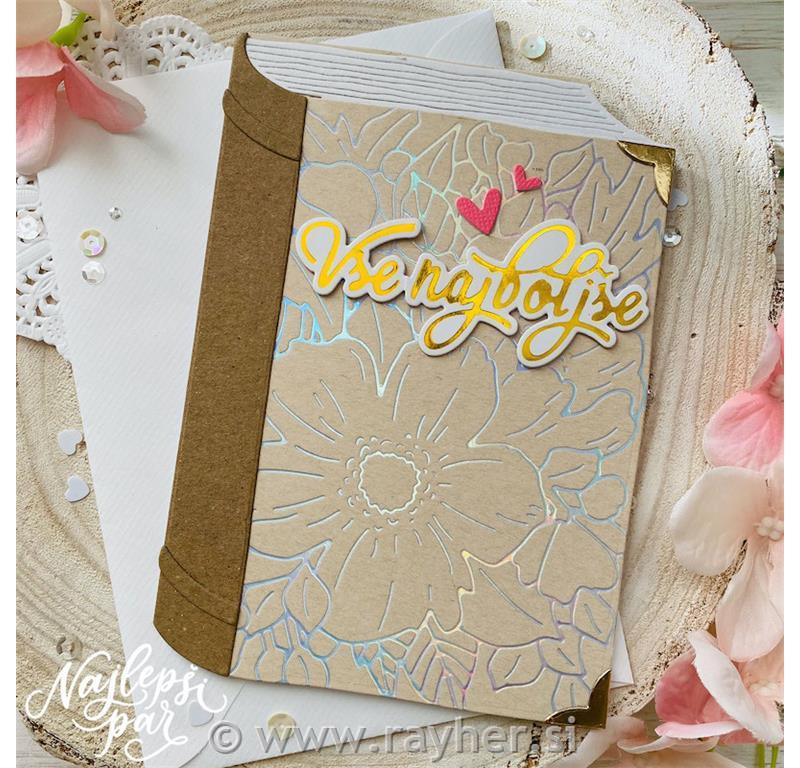 Cutting die Happy Birthday Slovene