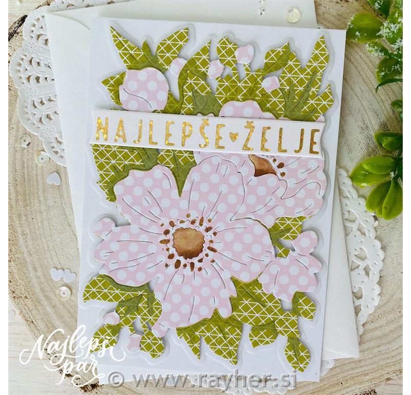 Rezalne šablone s folijo Sijoča abeceda