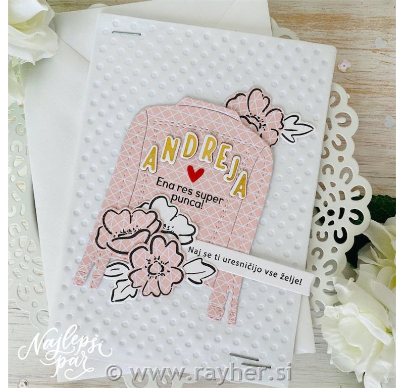 Rezalne šablone s folijo Sijoča abeceda