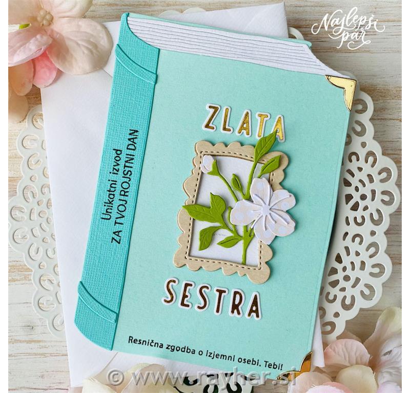 Rezalne šablone s folijo Sijoča abeceda