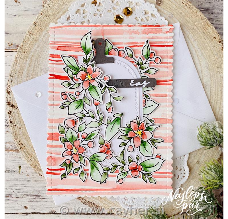 Rezalna šablona Cvetlična čipka