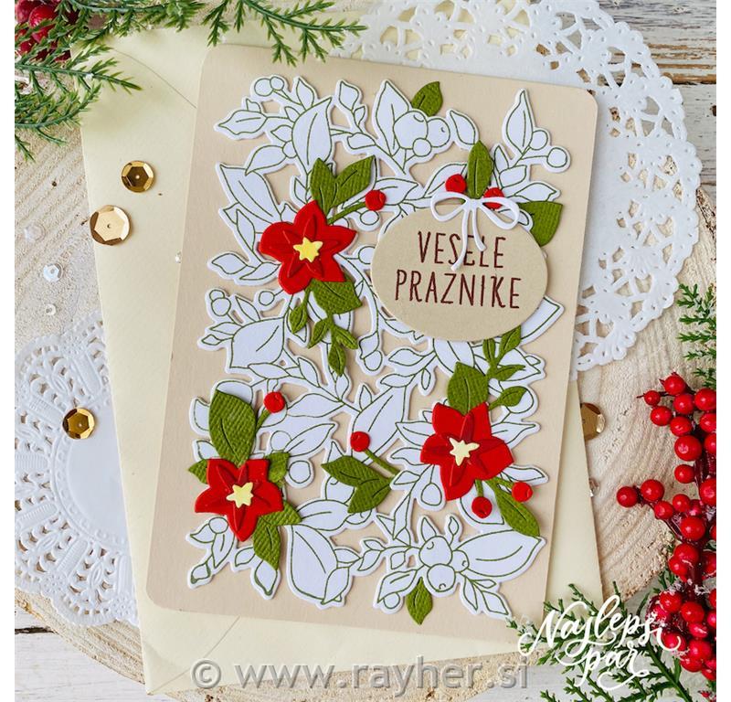 Štampiljka Cvetlična čipka