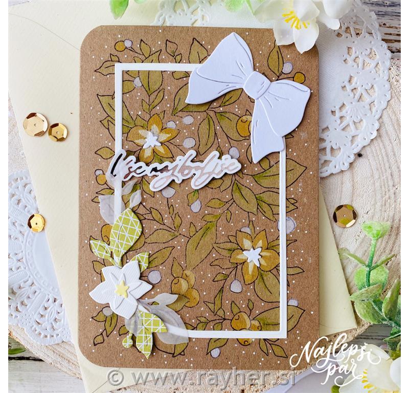 Štampiljka Cvetlična čipka