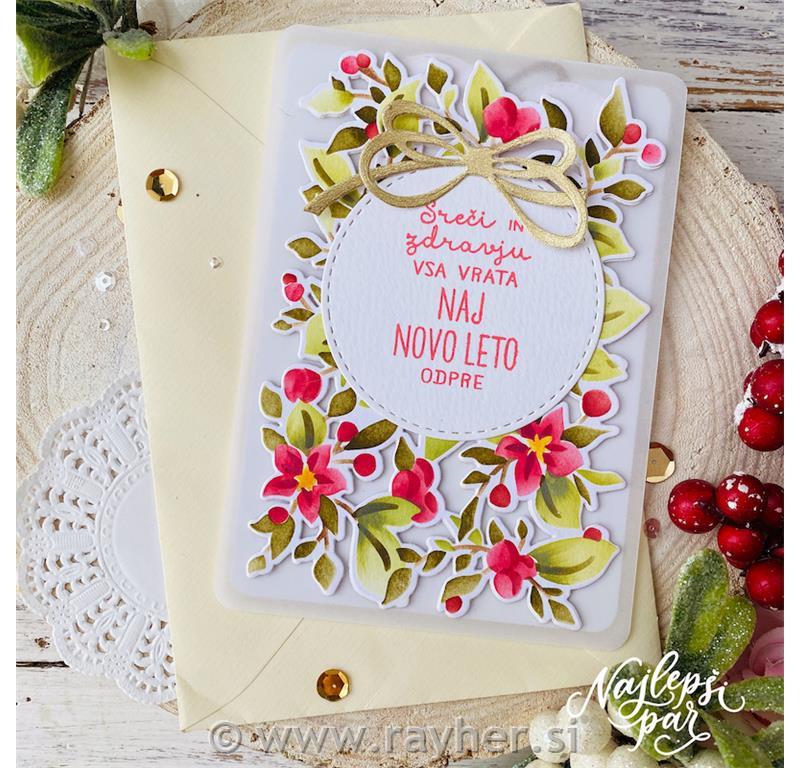 Šablona Cvetlična čipka